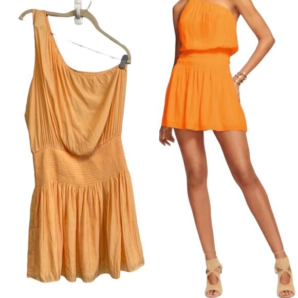 Ramy Brook Dresses & Skirts - New Ramy Brook Dress One Shoulder Leila Dress Size Large in Sherbet